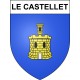 Pegatinas escudo de armas de Le Castellet adhesivo de la etiqueta engomada