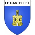 Stickers coat of arms Le Castellet adhesive sticker