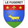Le Fugeret 04 ville sticker blason écusson autocollant adhésif