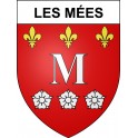Les Mées 04 ville sticker blason écusson autocollant adhésif