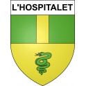Stickers coat of arms L'Hospitalet adhesive sticker