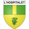 Stickers coat of arms L'Hospitalet adhesive sticker