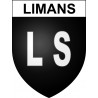 Pegatinas escudo de armas de Limans adhesivo de la etiqueta engomada