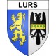 Pegatinas escudo de armas de Lurs adhesivo de la etiqueta engomada