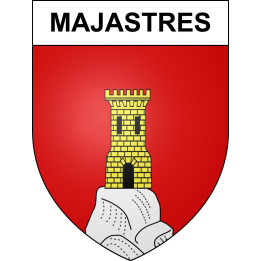 Stickers coat of arms Majastres adhesive sticker