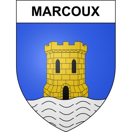 Adesivi stemma Marcoux adesivo