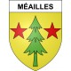 Méailles 04 ville sticker blason écusson autocollant adhésif