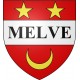 Melve 04 ville sticker blason écusson autocollant adhésif