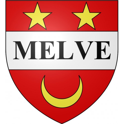 Adesivi stemma Melve adesivo