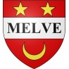 Adesivi stemma Melve adesivo