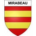 Mirabeau 04 ville sticker blason écusson autocollant adhésif