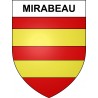 Stickers coat of arms Mirabeau adhesive sticker