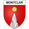 Montclar Sticker wappen, gelsenkirchen, augsburg, klebender aufkleber