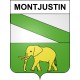 Montjustin 04 ville sticker blason écusson autocollant adhésif
