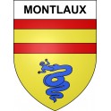 Montlaux Sticker wappen, gelsenkirchen, augsburg, klebender aufkleber