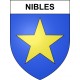 Nibles 04 ville sticker blason écusson autocollant adhésif