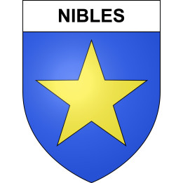Stickers coat of arms Nibles adhesive sticker
