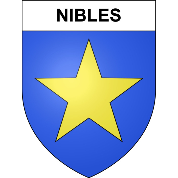 Nibles Sticker wappen, gelsenkirchen, augsburg, klebender aufkleber
