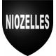 Niozelles 04 ville sticker blason écusson autocollant adhésif