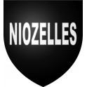 Niozelles 04 ville sticker blason écusson autocollant adhésif