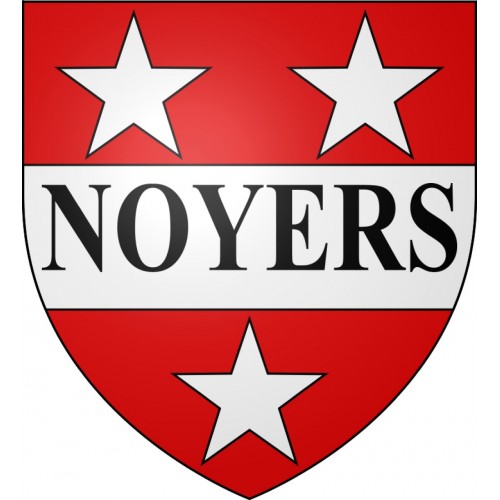 Noyers-sur-Jabron Sticker wappen, gelsenkirchen, augsburg, klebender aufkleber