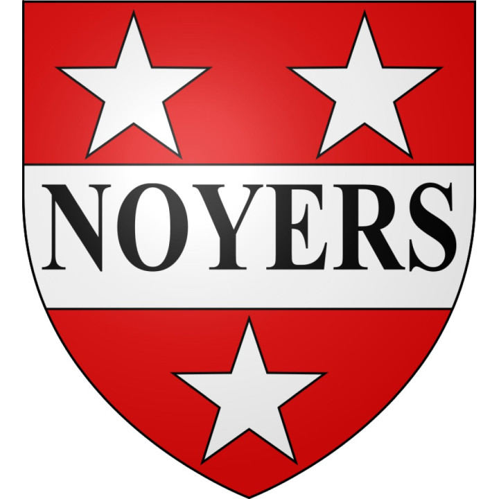 Noyers-sur-Jabron 04 ville sticker blason écusson autocollant adhésif