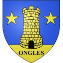 Ongles 04 ville sticker blason écusson autocollant adhésif