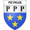 Peyruis Sticker wappen, gelsenkirchen, augsburg, klebender aufkleber