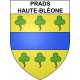 Prads-Haute-Bléone 04 ville sticker blason écusson autocollant adhésif