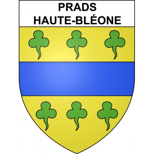 Stickers coat of arms Prads-Haute-Bléone adhesive sticker
