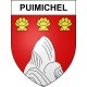 Puimichel 04 ville sticker blason écusson autocollant adhésif