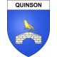 Quinson Sticker wappen, gelsenkirchen, augsburg, klebender aufkleber