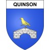 Quinson 04 ville sticker blason écusson autocollant adhésif