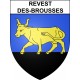 Revest-des-Brousses 04 ville sticker blason écusson autocollant adhésif