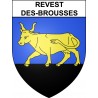 Stickers coat of arms Revest-des-Brousses adhesive sticker