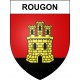 Rougon Sticker wappen, gelsenkirchen, augsburg, klebender aufkleber