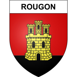 Stickers coat of arms Rougon adhesive sticker