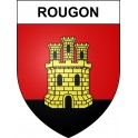 Rougon 04 ville sticker blason écusson autocollant adhésif