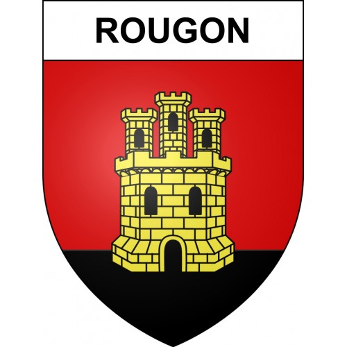 Stickers coat of arms Rougon adhesive sticker