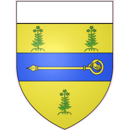 Stickers coat of arms Saint-Benoît adhesive sticker