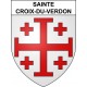 Sainte-Croix-du-Verdon 04 ville sticker blason écusson autocollant adhésif