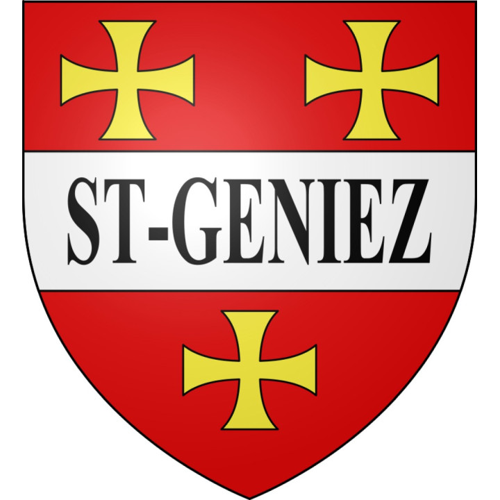 Stickers coat of arms Saint-Geniez adhesive sticker