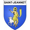 Saint-Jeannet 04 ville sticker blason écusson autocollant adhésif
