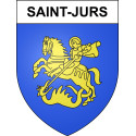 Stickers coat of arms Saint-Jurs adhesive sticker