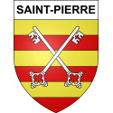 Saint-Pierre Sticker wappen, gelsenkirchen, augsburg, klebender aufkleber