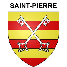 Saint-Pierre Sticker wappen, gelsenkirchen, augsburg, klebender aufkleber