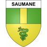 Saumane 04 ville sticker blason écusson autocollant adhésif