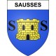 Sausses 04 ville sticker blason écusson autocollant adhésif