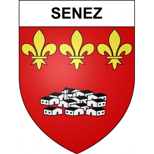 Stickers coat of arms Senez adhesive sticker