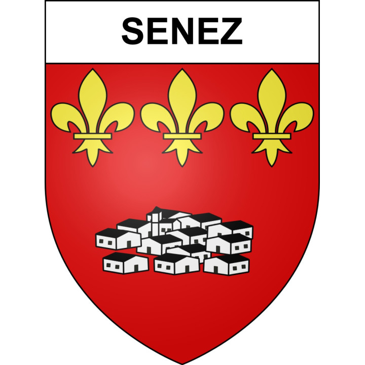 Senez Sticker wappen, gelsenkirchen, augsburg, klebender aufkleber